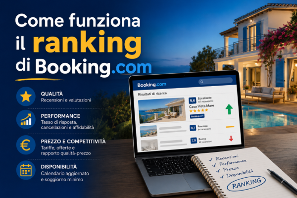 Come funziona il ranking di Booking.com